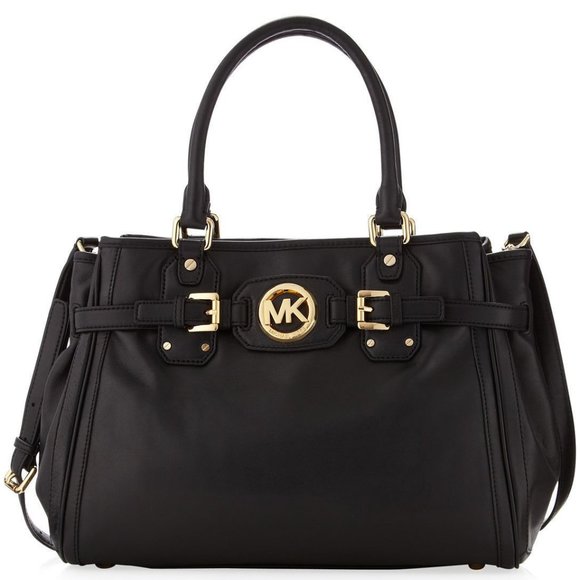 Michael Kors Black Hudson Large Tote Bag 👜 - Picture 1 of 3